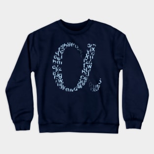 Alphabet Crewneck Sweatshirt